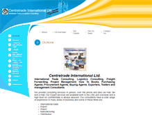 Tablet Screenshot of centretradegroup.com